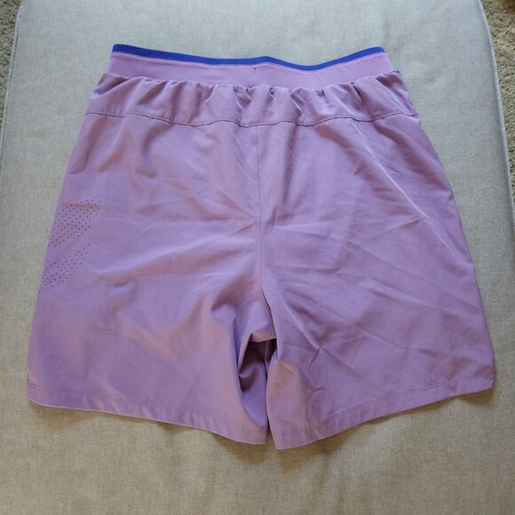 Fabletics The Fundamental II Short, Lined, Medium, 7" Inseam, Purple - Picture 7 of 7